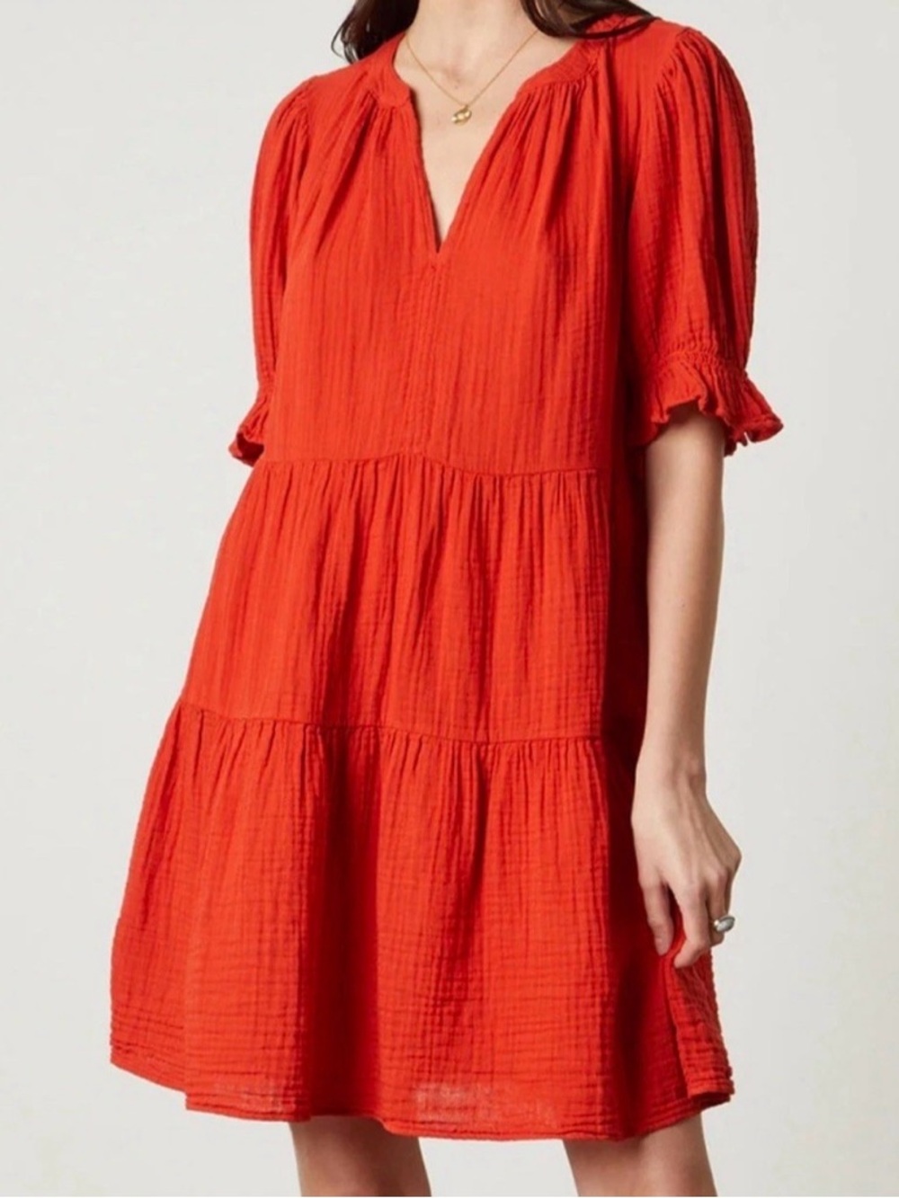 VElvet by Graham and Spencer Clarissa Cherry Red Dress. Size XL. EUC